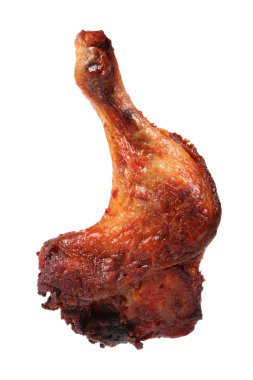 Grilled chicken leg clipart