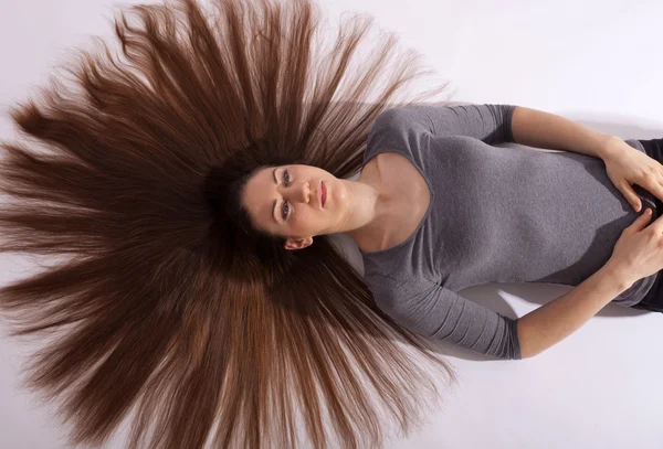 Довге волосся — стокове фото