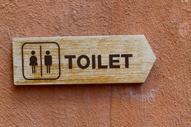 Toilet sign clipart