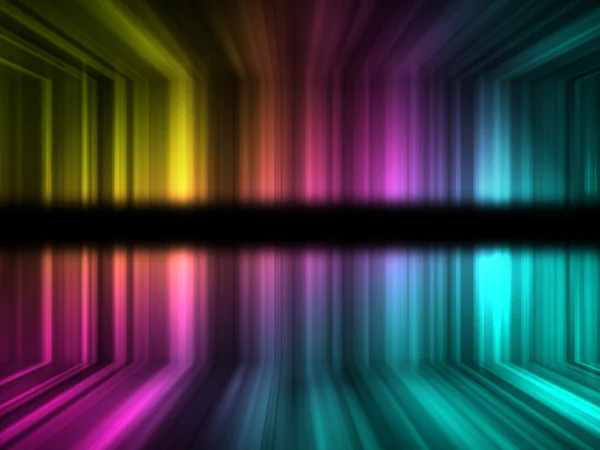 Wiele linii kolorów z efektem 3d — Zdjęcie stockowe