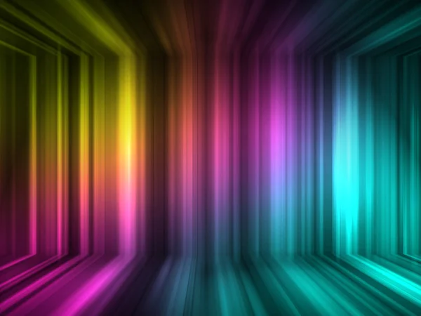 Много цветовых линий с эффектом 3D — стоковое фото