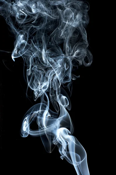 Abstract smoke on black background — Stock Photo, Image