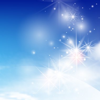 Winter background clipart