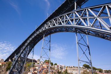 Dom Luis I Bridge, oPorto, Portugal clipart