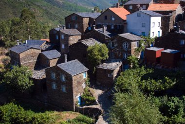 Ancient mountain village of Piodao, in Arganil. Center of Portug