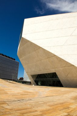 PORTO - APRIL 18: House of Music is the first building in Portug clipart