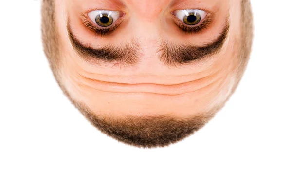 Close-Up genç adam aşağı bakıyor — Stok fotoğraf