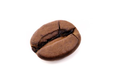 Beyaz arka plan üzerinde izole Coffee bean