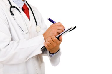 tıbbi doktor stetoskop ile