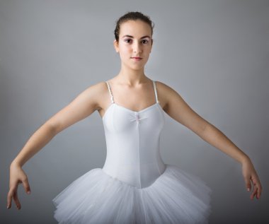 Beautiful ballet dancer clipart