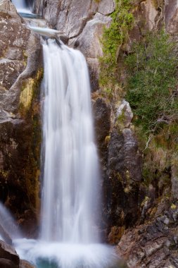 Waterfall at Geres national park clipart