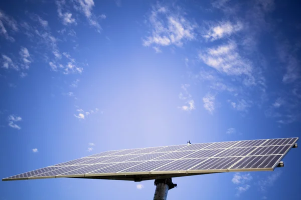 stock image Solar panel against blue sky