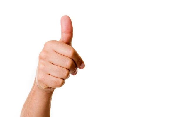 Thumbs up man — Stock Photo, Image