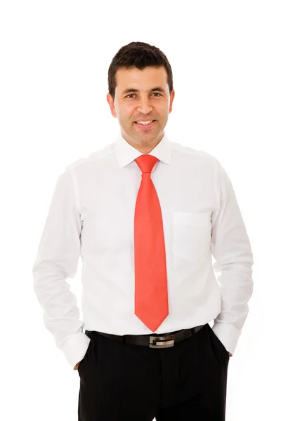 Happy young business man — Stock Photo, Image
