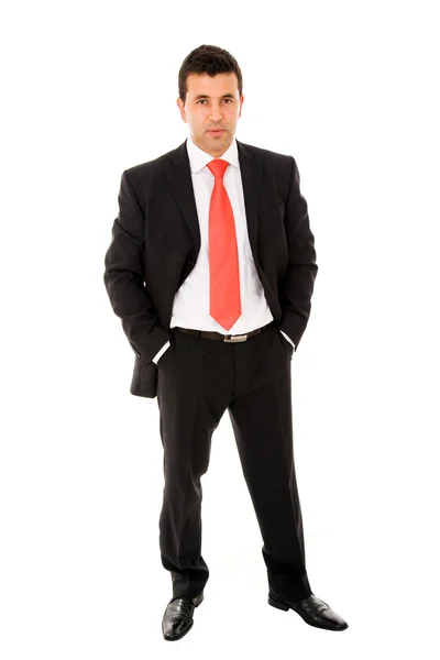 Jovem homem de negócios corpo inteiro — Fotografia de Stock