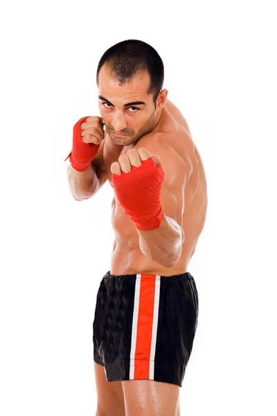 年轻拳击手的男人 — 图库照片