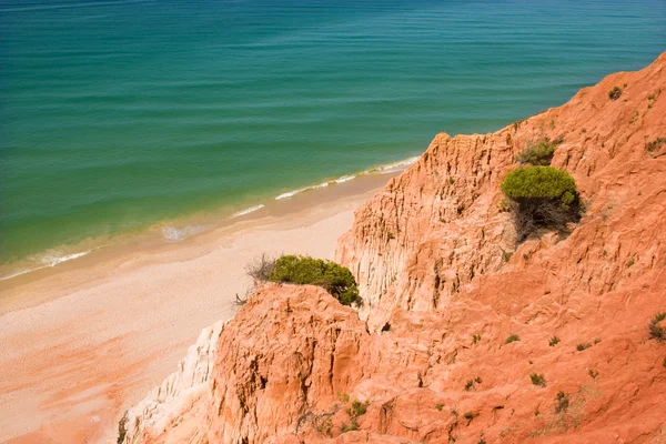 Hermosa playa en Algarve — Foto de Stock