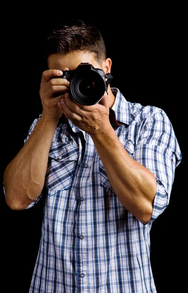 摄影师用相机 — 图库照片