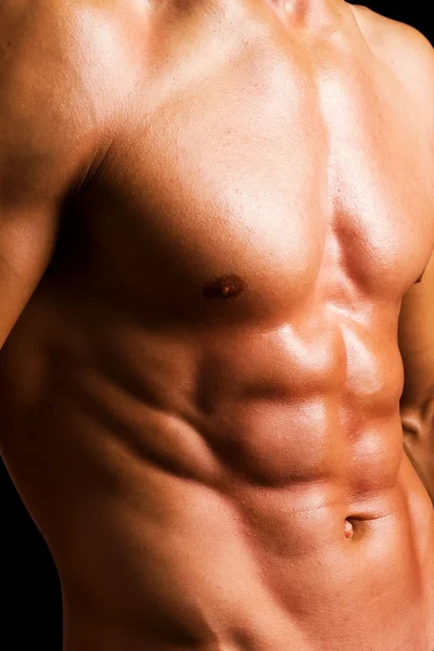 Vackra nakna muskulösa överkropp — Stockfoto