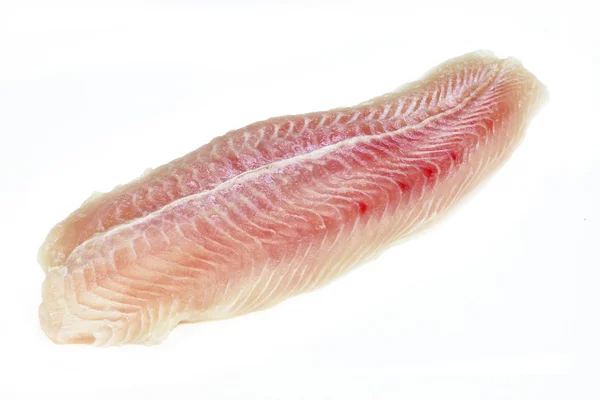 Pangasius fileto balık. — Stok fotoğraf