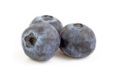 Bilberry. Beyaz arka plan üzerinde izole yaban mersini.