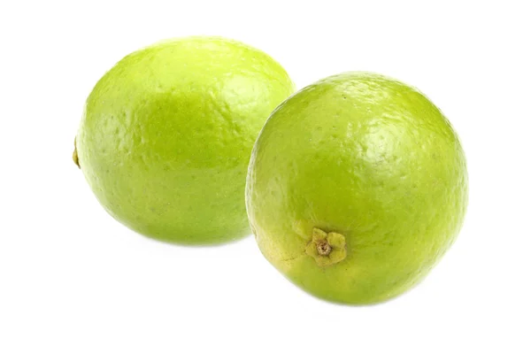 Fresh Limes. Isolated On White Background. — Stock Photo, Image
