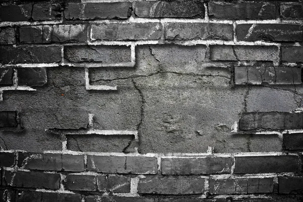 Muro di mattoni e il vecchio muro — Foto Stock