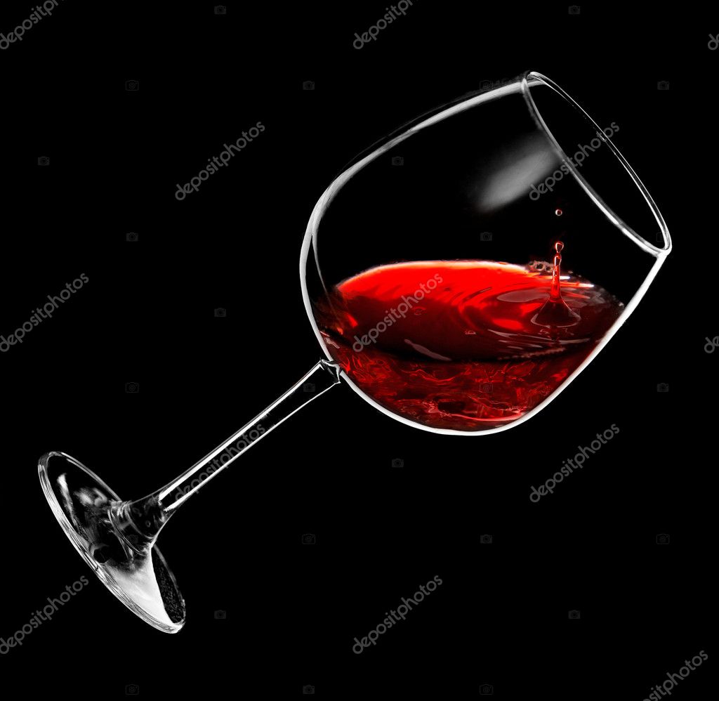 Just A Little Drop - Red Wine Drops Falling Into A Glass Stock Photo,  Picture and Royalty Free Image. Image 25906353.