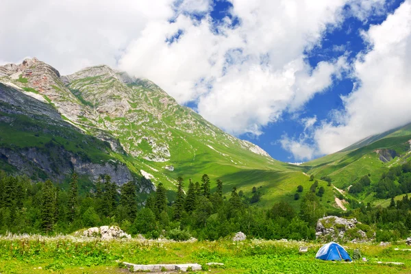 stock image Camp in the mountains