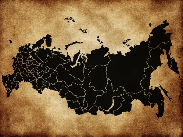 ロシア地図 — ストック写真