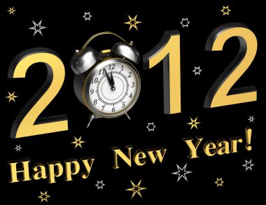 2012 yeni yıl için arka plan