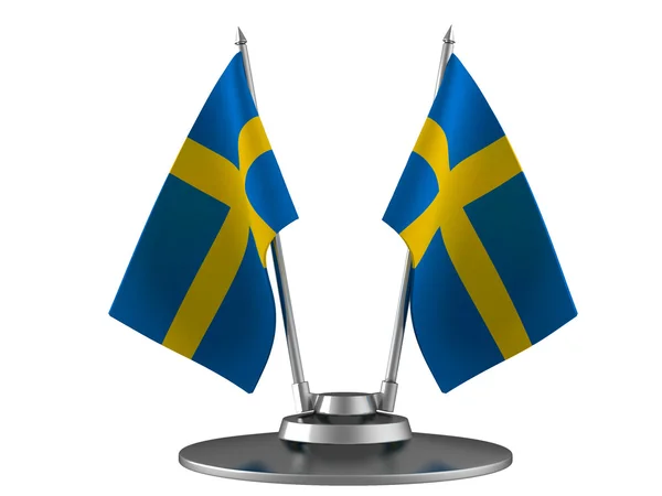 Svédország zászlaja — Stock Fotó