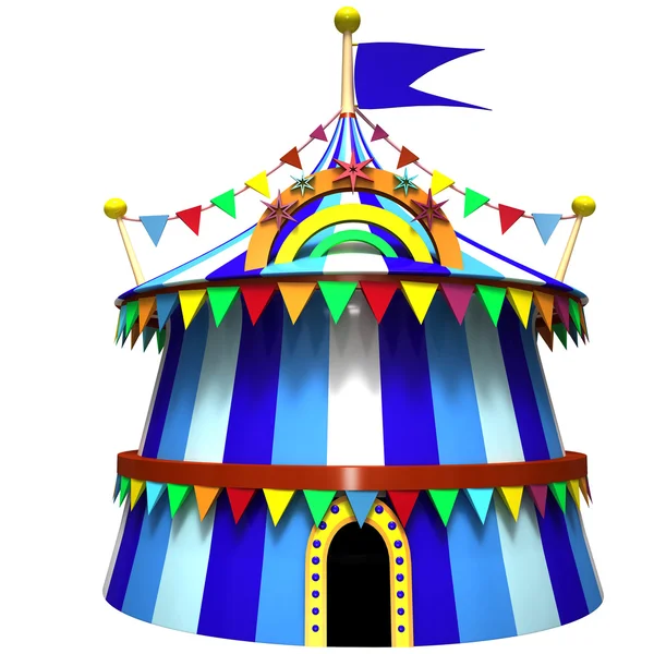 马戏团帐篷的插图 — 图库照片
