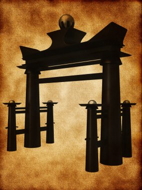 Japanese gate