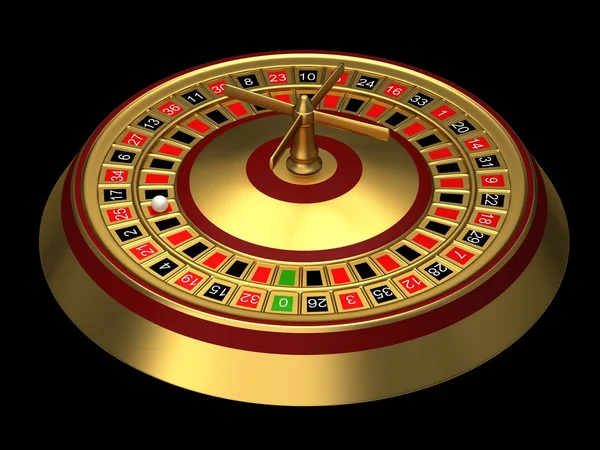 Рулетку в казино — стокове фото