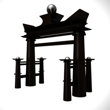 Japanese gate