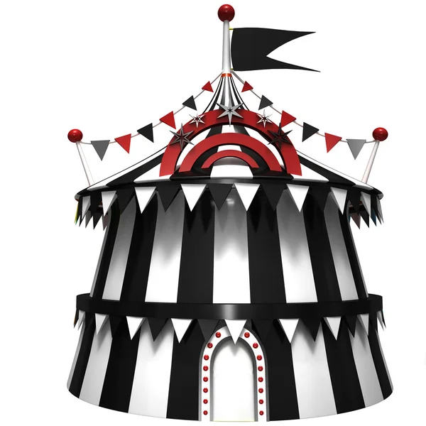 马戏团帐篷的插图 — 图库照片