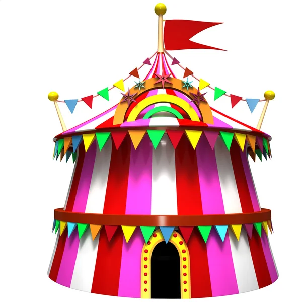 Illustration of a circus tent — Stock Photo, Image