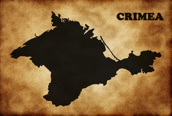 크리미아의 지도 — 스톡 사진