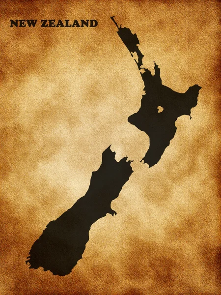 Mapa online de Nueva Zelanda — Foto de Stock