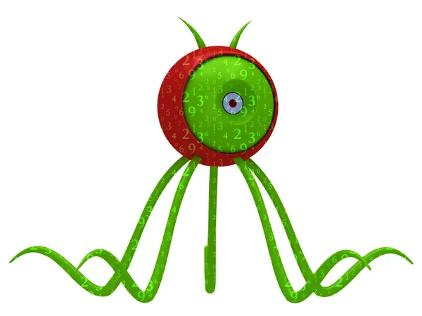 A computer virus — Stock Photo, Image