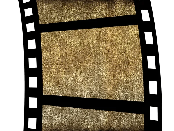 Black Movie Film Strip — Stock Photo, Image