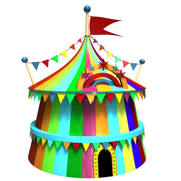 Иллюстрация цирковой палатки — стоковое фото