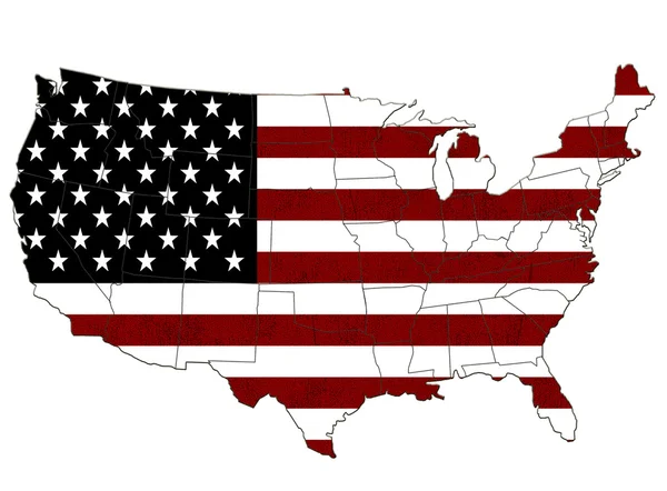 USA Karte — Stockfoto