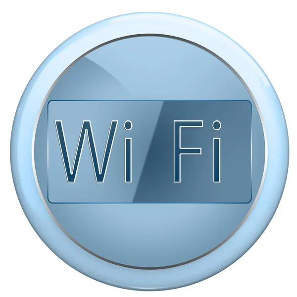 Wi-Fi с кнопкой — стоковое фото