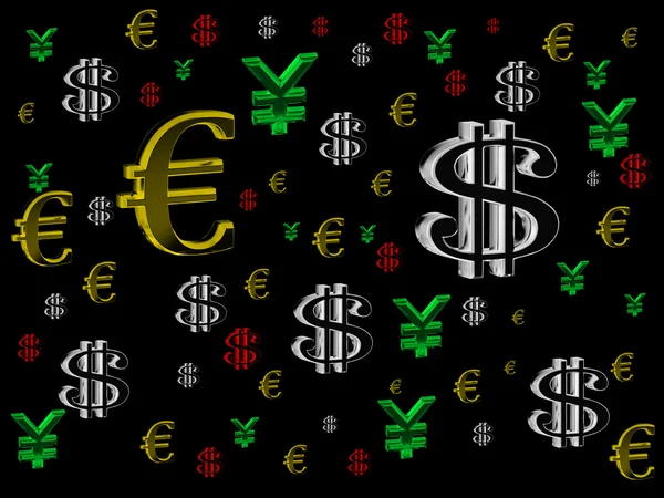 Hintergrund mit der Währung — Stockfoto