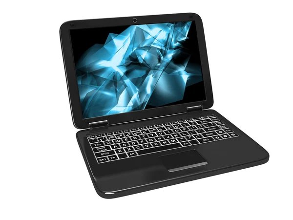 Laptop, moderner Computer — Stockfoto