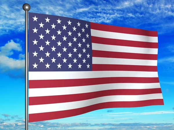 アメリカ合衆国の国旗 — ストック写真