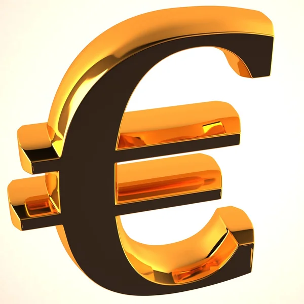 El signo del euro — Foto de Stock