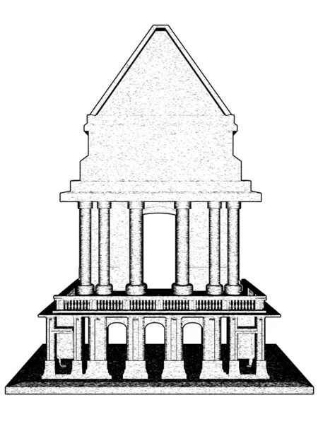 De oude tempel — Stockfoto